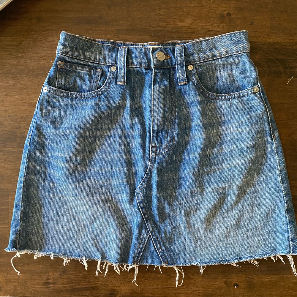 Madewell Jean skirt. Size 25.